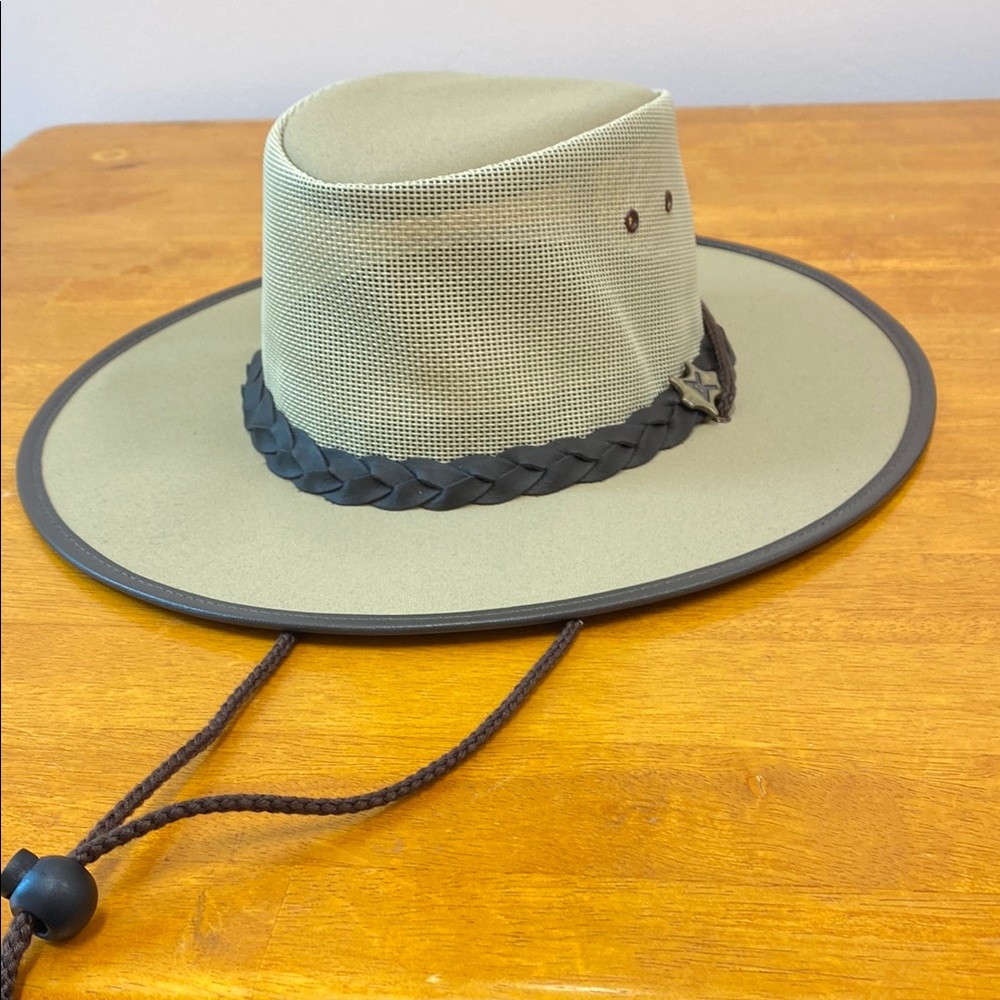 BC Hats Cool as a Breeze Canvas Mesh Hat, leather hat band